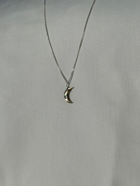 pāua moon necklace