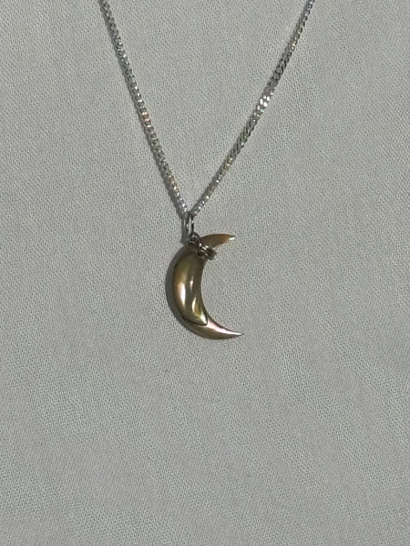 pāua moon necklace