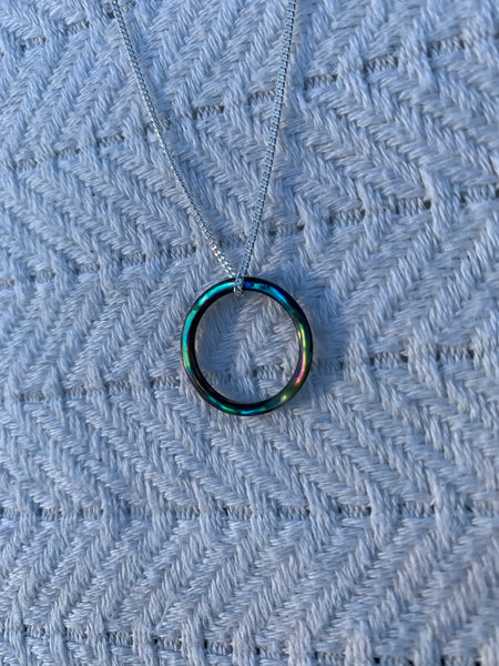 pāua sphere necklace