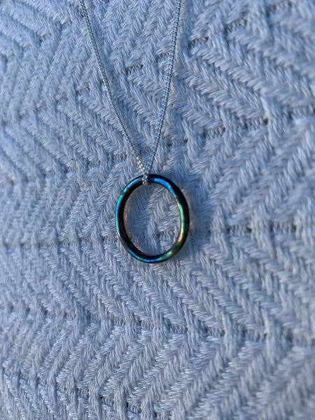 pāua sphere necklace