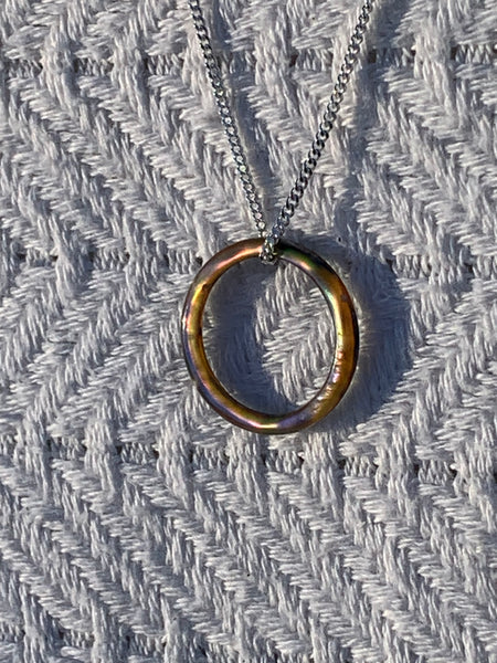 pāua sphere necklace