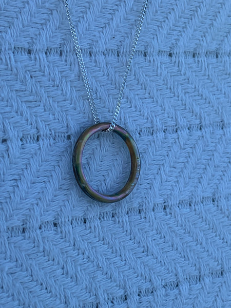 pāua sphere necklace
