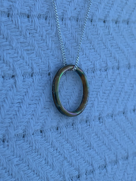 pāua sphere necklace