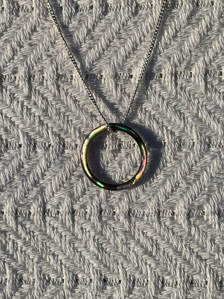 pāua sphere necklace