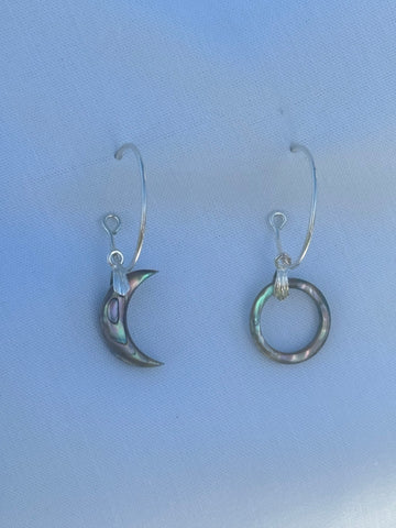 Moon & star earrings