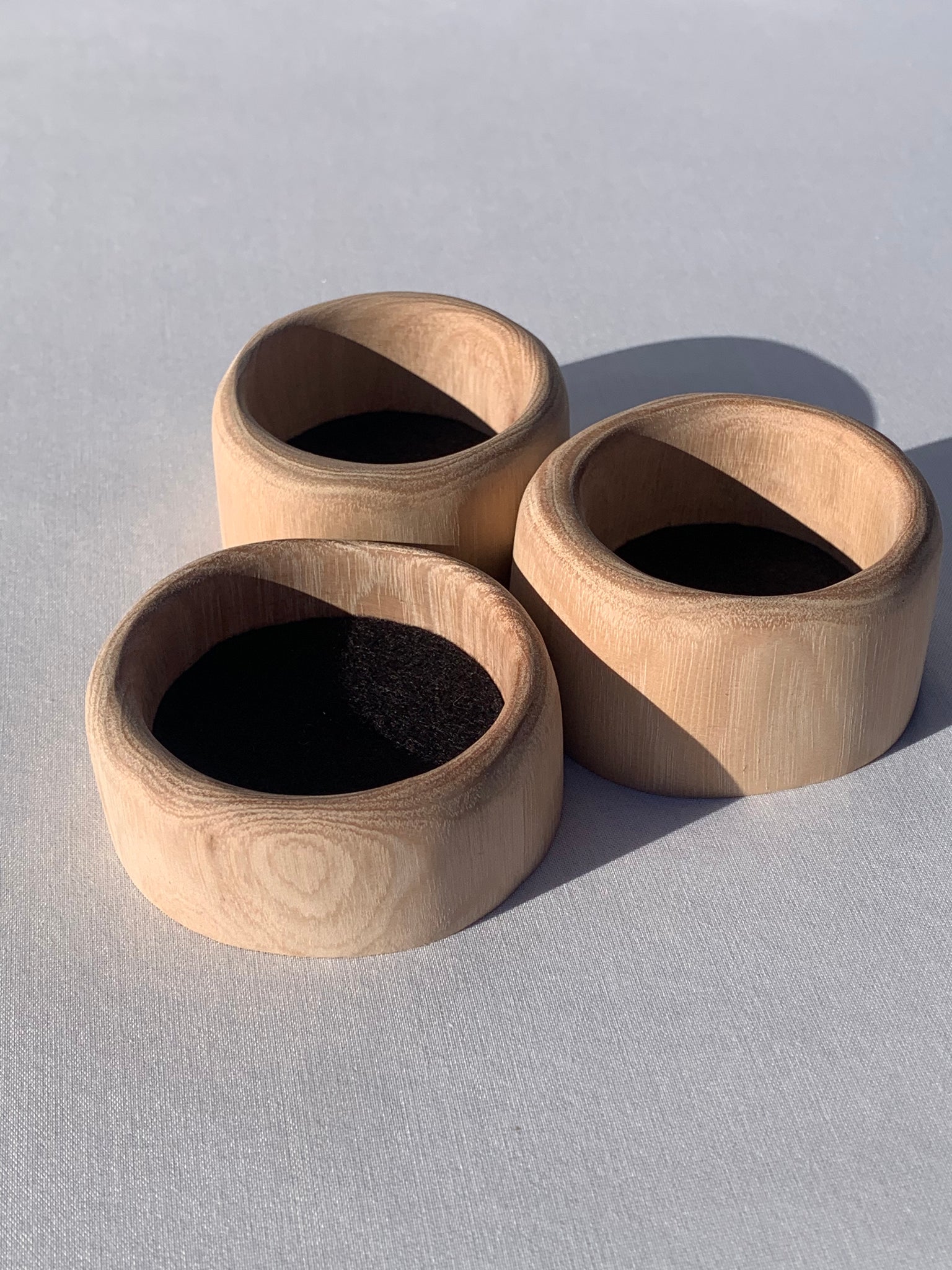 mini wooden bowl